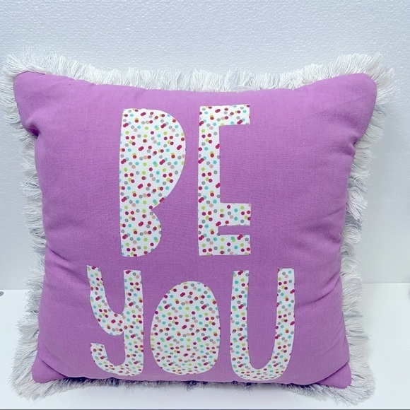 Accent Throw Pillow | Be You | Purple - Picture 2 of 6